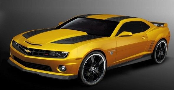 transformer bumblebee en voiture